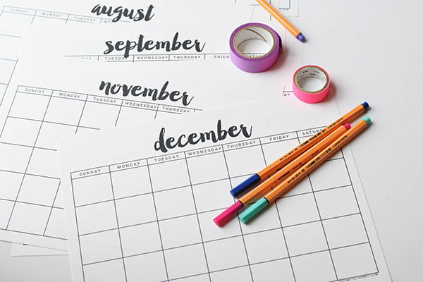 Kalender Region Öst