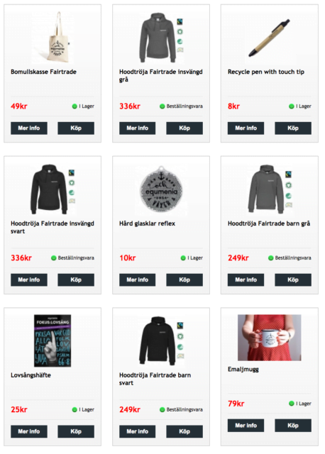 Missa inte Equmenias webbshop!