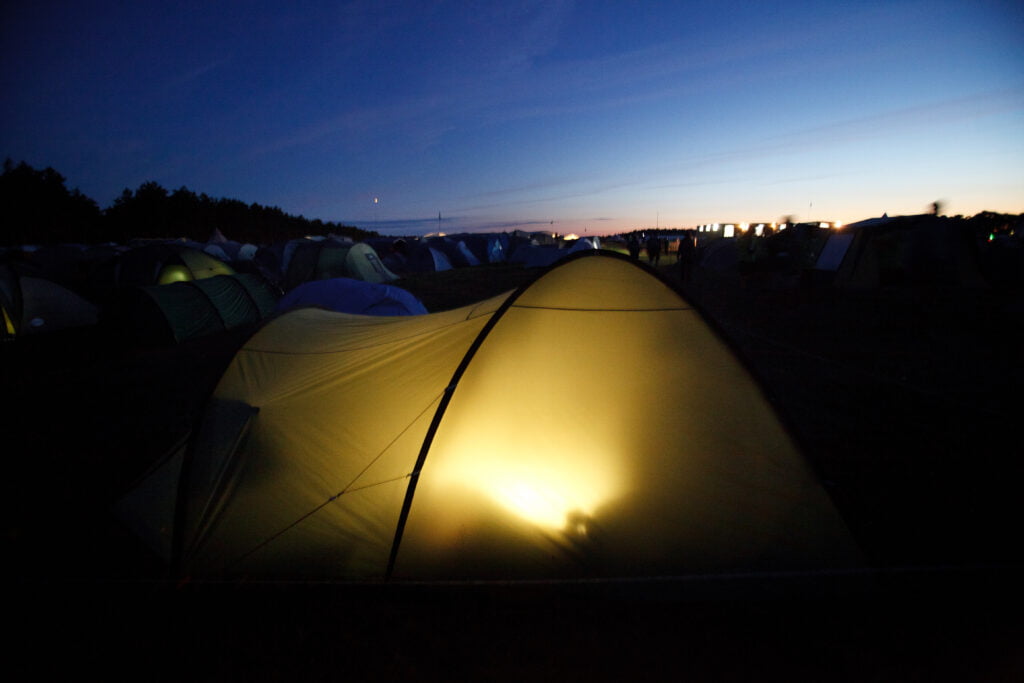 scout läger tält