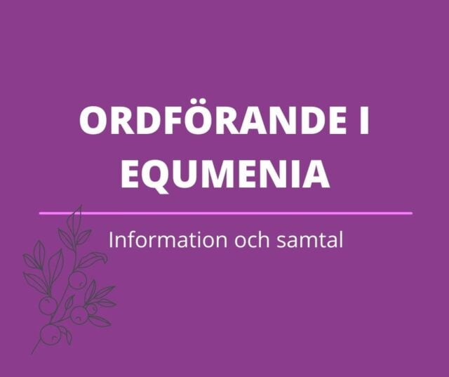 Möte för ordförande i Equmeniaförening