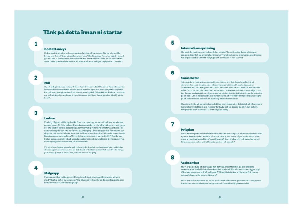 Urklipp från slutrapporten - Praktisk miniguide