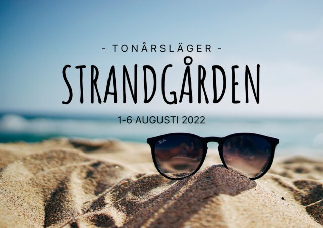 Logga tonårsläger Strandgården 2022