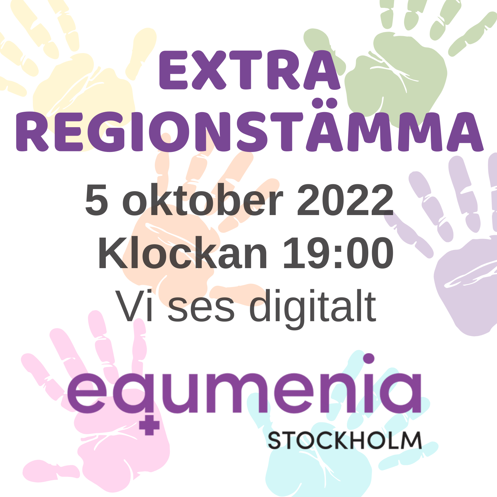 Extra Regionstämma Stockholm