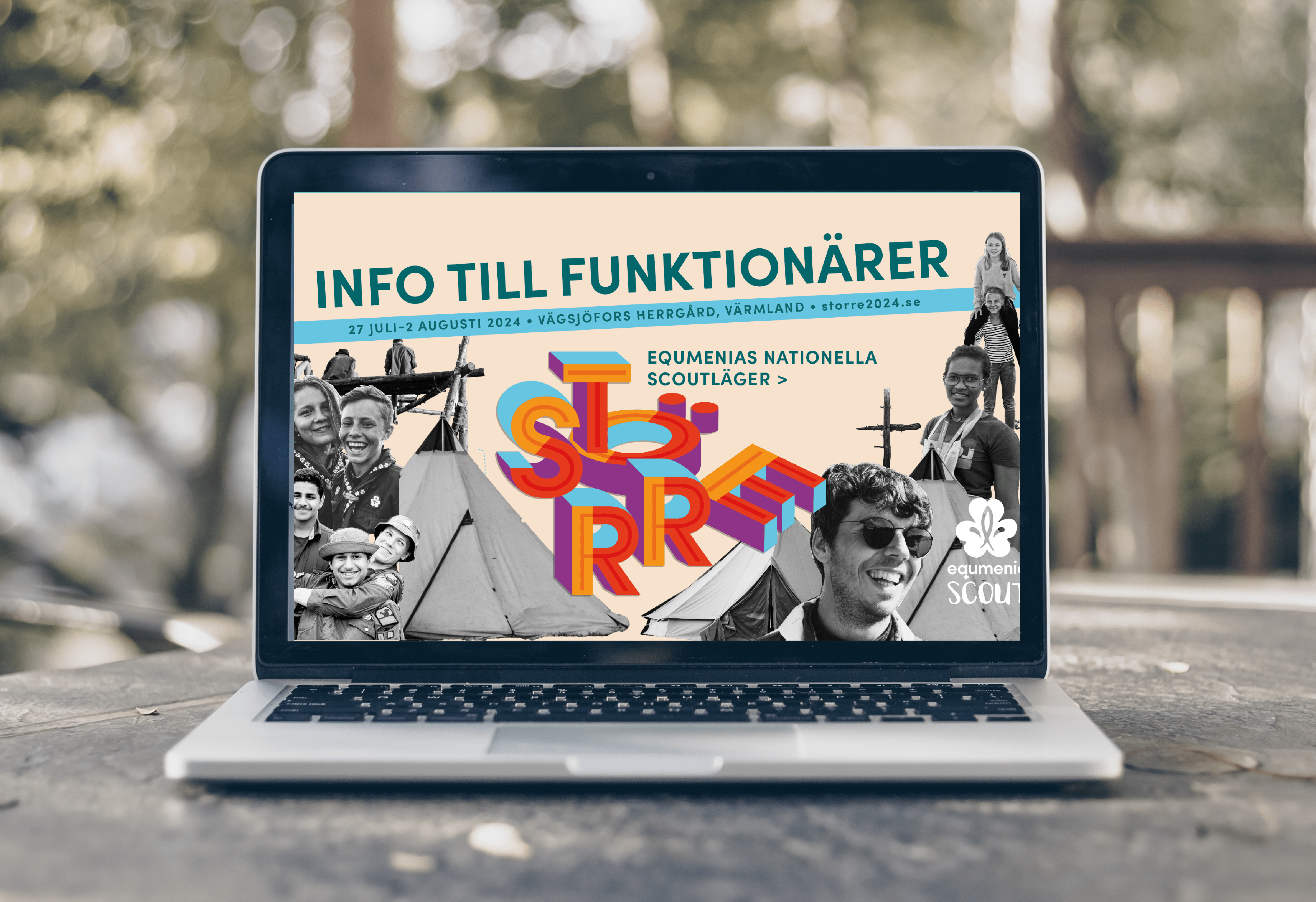 Digitalt möte om scoutlägret Större 2024