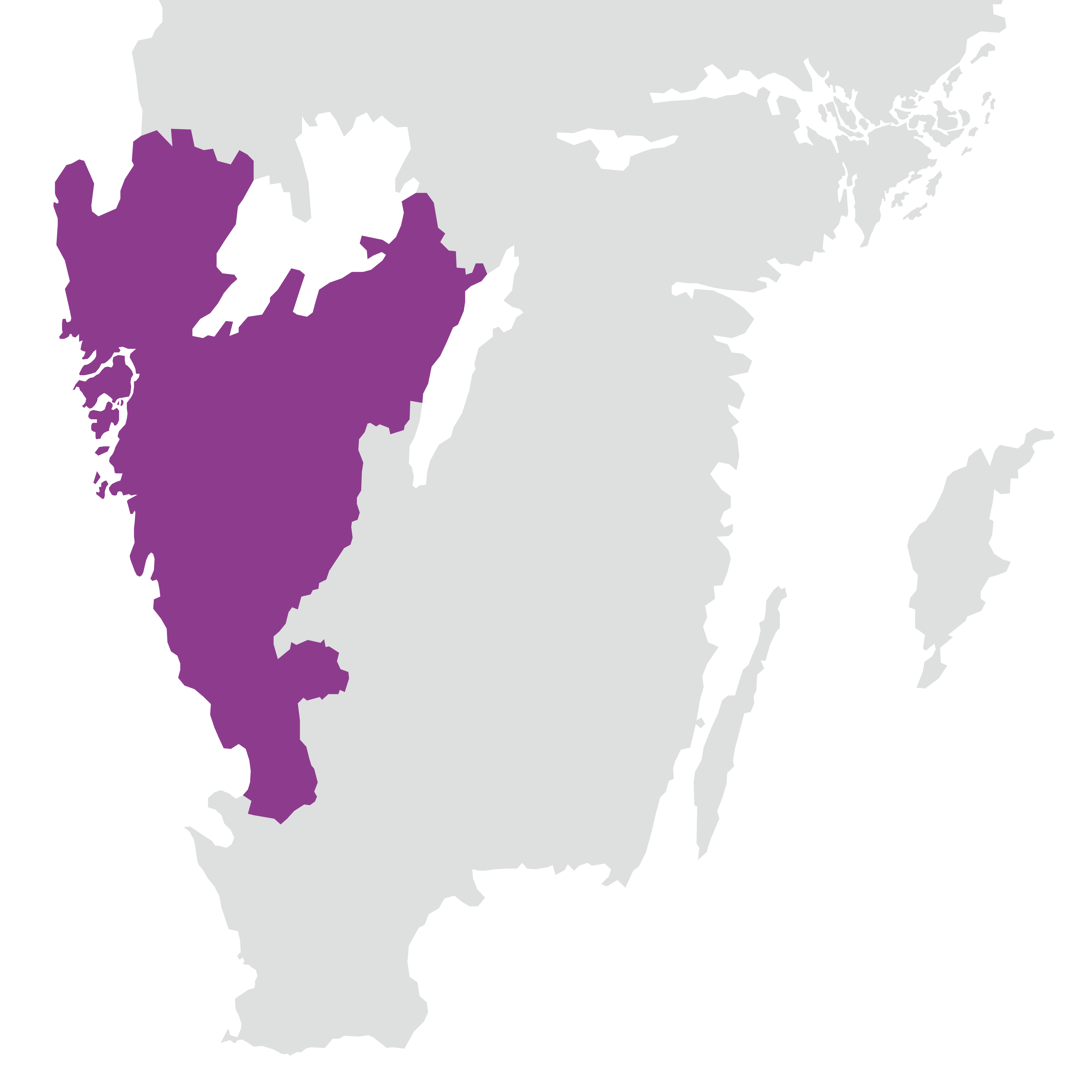 Equmenia Väst karta