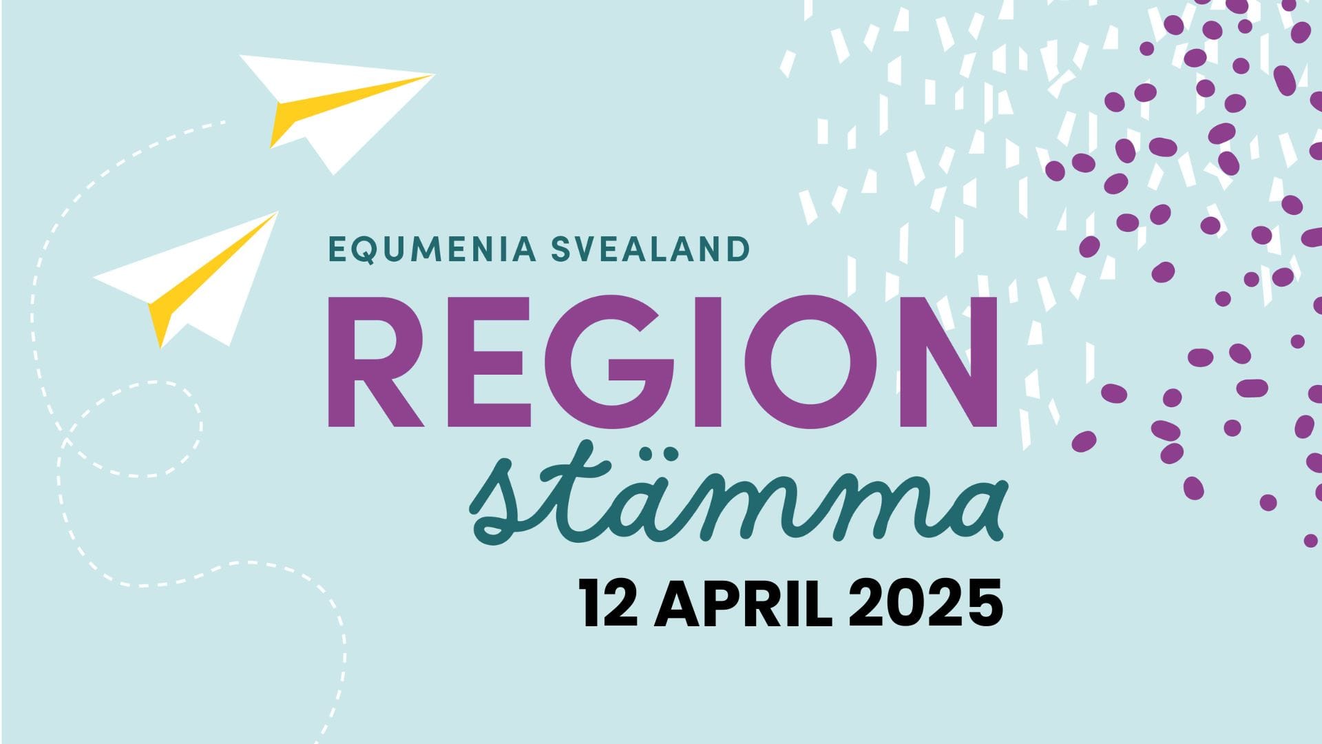 Regionstämma Svealand 12 april