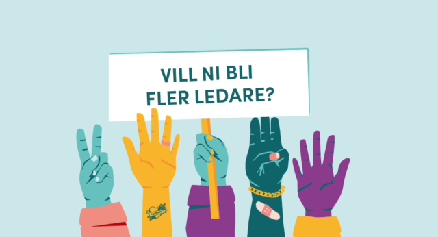 Vill ni bli fler ledare? Var med i pilotprojekt!